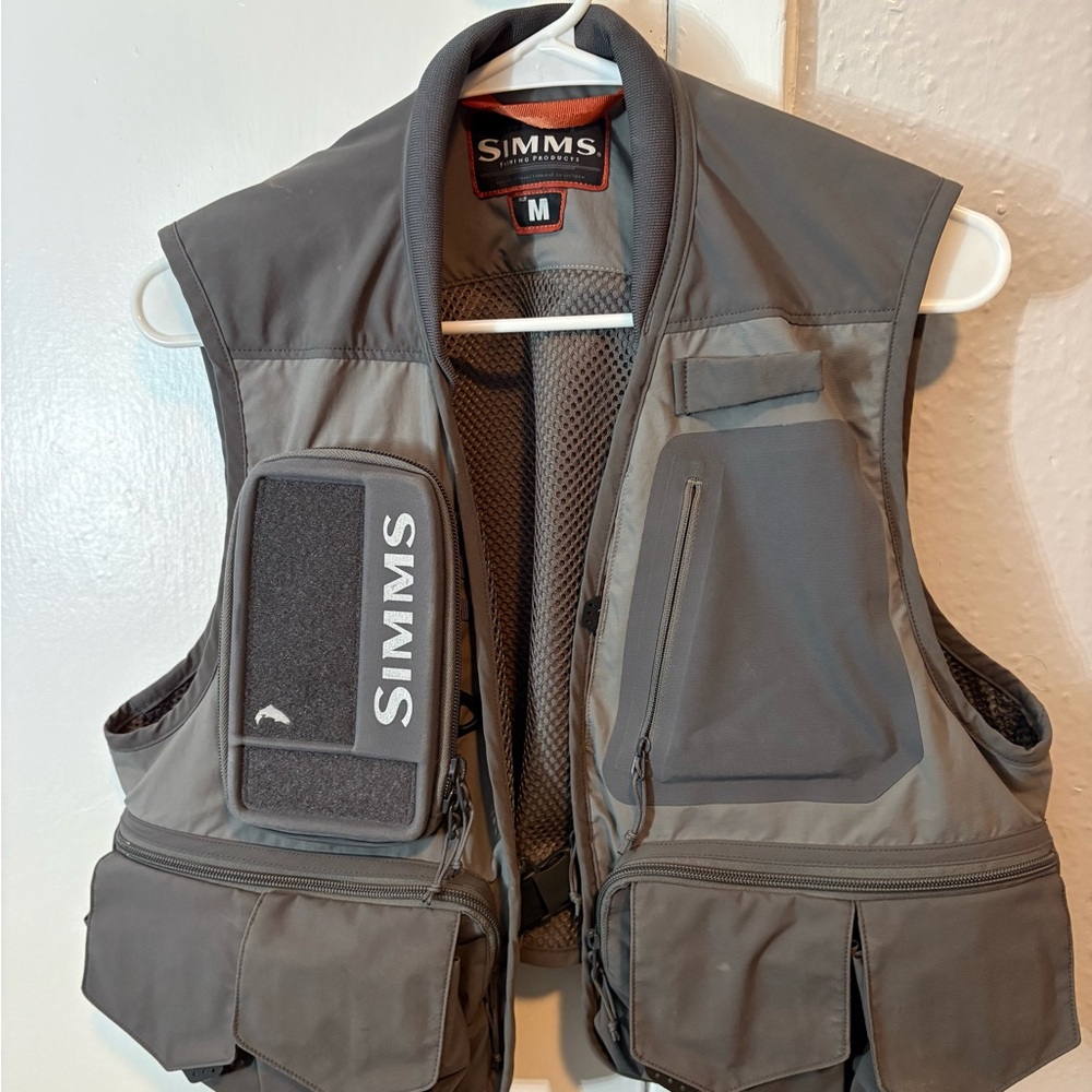 Simms Gray Fishing Jacket